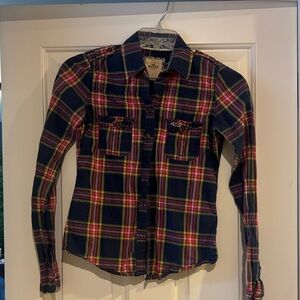 Hollister Multicolor Plaid Shirt